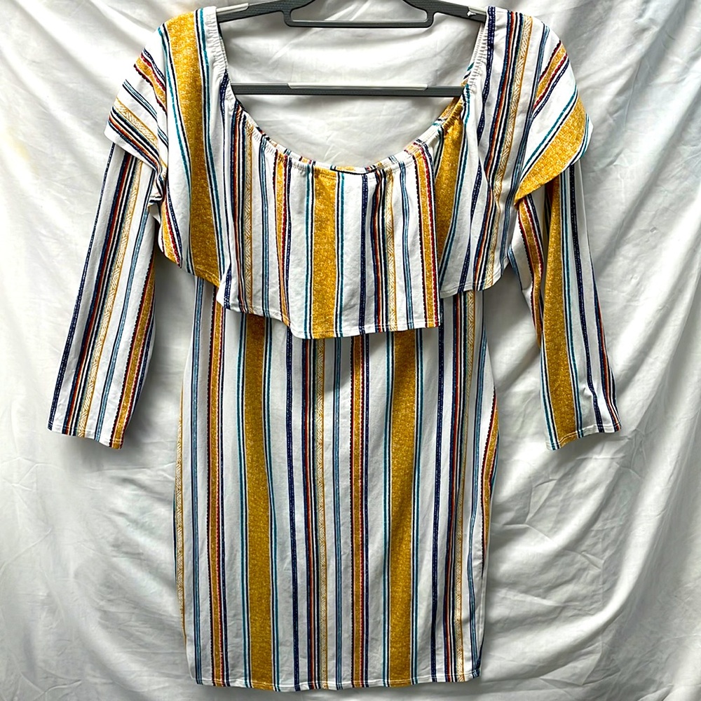 Nineteen off the shoulder stretch dress ladies sz 1xl
